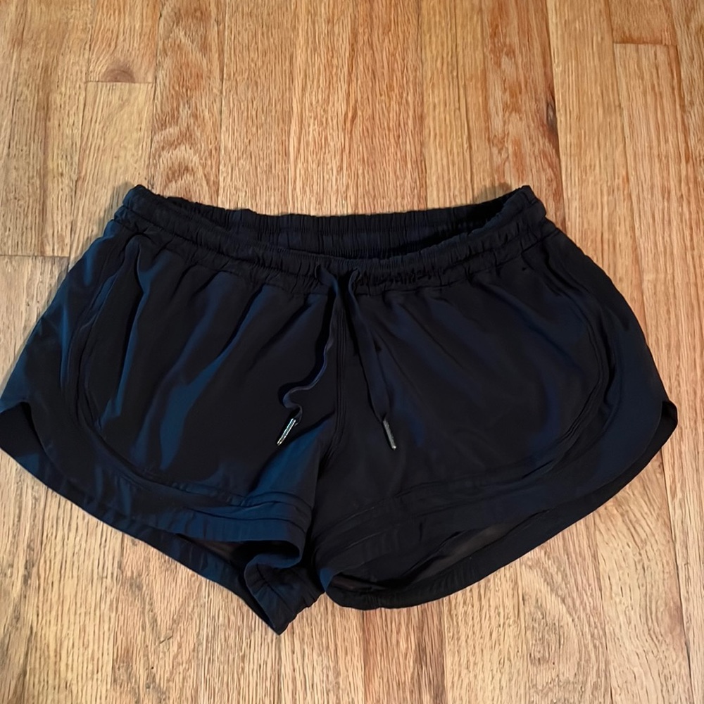 Black womens Lululemon shorts
